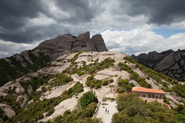 Montserrat dağlar, İspanya — Stok fotoğraf