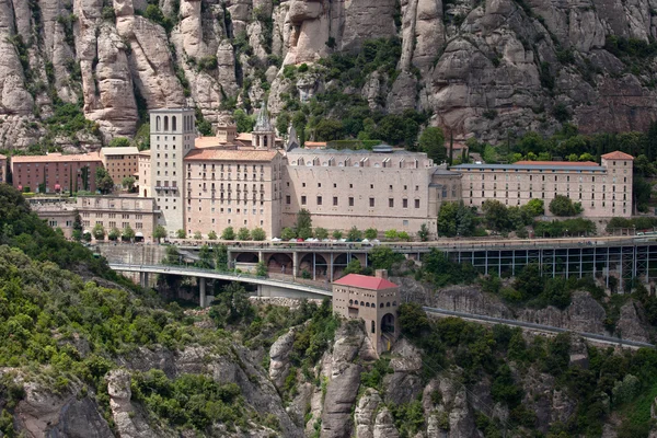 Santa Maria de Montserrat Monastery in Spain — Stock Photo, Image