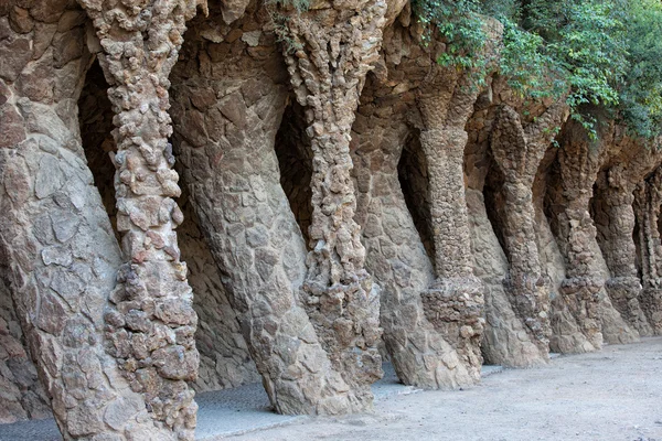 Park Guell Architecture de Antoni Gaudí en Barcelona — Foto de Stock