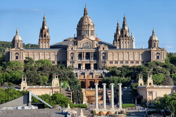 Nationales Kunstmuseum Kataloniens in Montjuic in Barcelona — Stockfoto