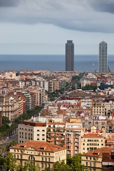 Ville de Barcelone Paysage urbain — Photo