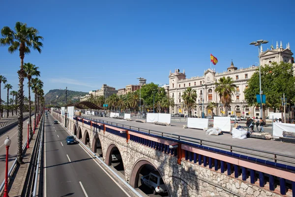 Autostrada Litorale Ronda a Barcellona — Foto Stock