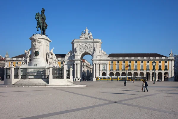 Praca do Comercio en Lisboa —  Fotos de Stock