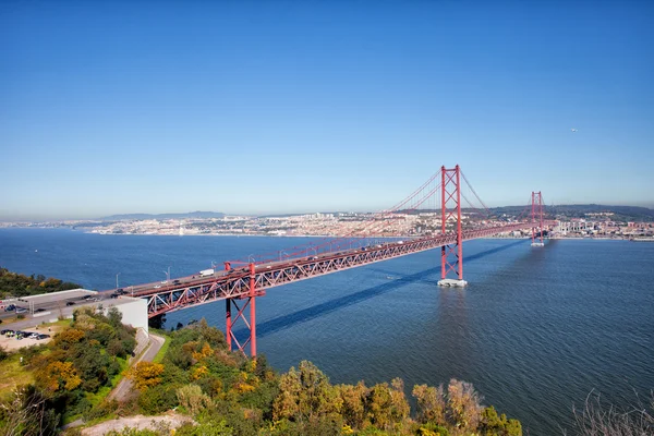 25 de Abril Bridge in Portugal — Stock Photo, Image