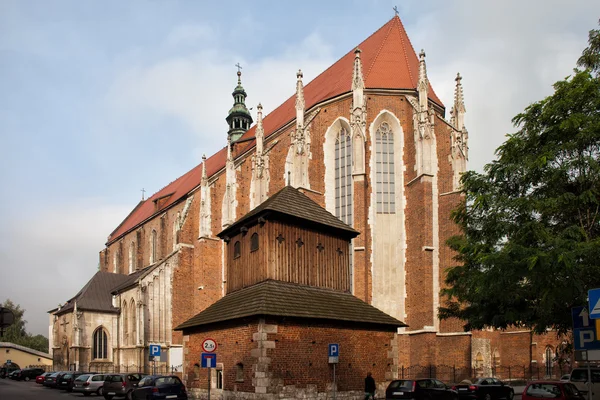 Gotiska kyrkan av St Catherine i Krakow — Stockfoto