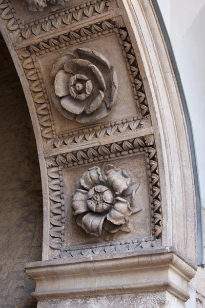 Flowers Carvings Details — Stock Photo, Image