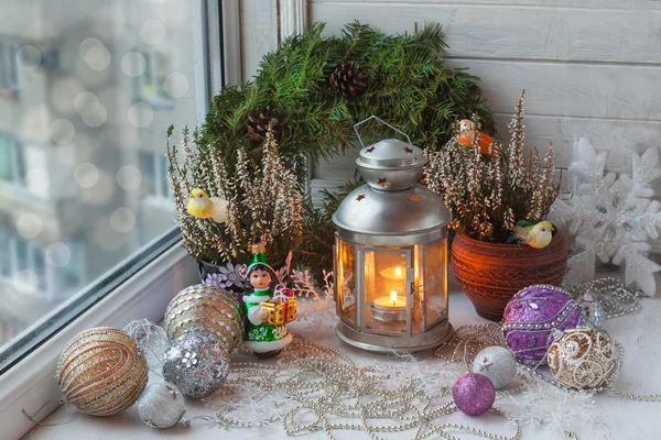 Красивые рождественские украшения — стоковое фото