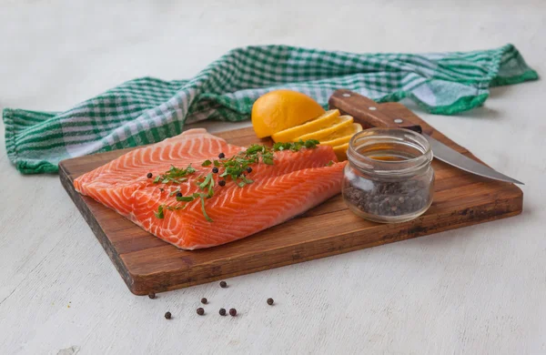 Filé de peixe vermelho — Fotografia de Stock