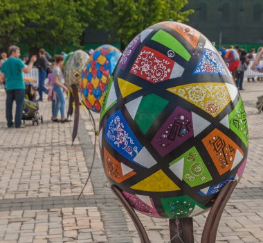 Ukrayna Festivali Paskalya yumurta (Pysanka) 