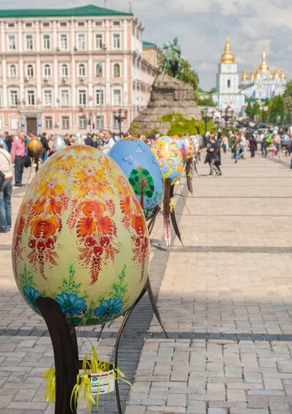 Ukrán fesztivál húsvéti tojás (Pysanka) — Stock Fotó