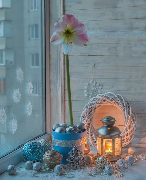 Ventanas de decoración para vacaciones —  Fotos de Stock