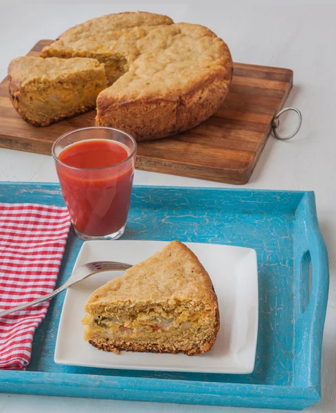 Torta di verdure — Foto Stock