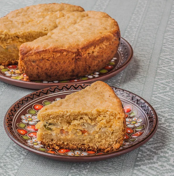 Torta de legumes — Fotografia de Stock