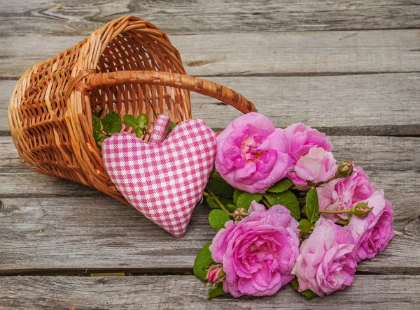 Bouquet of wild roses — Stock Photo, Image