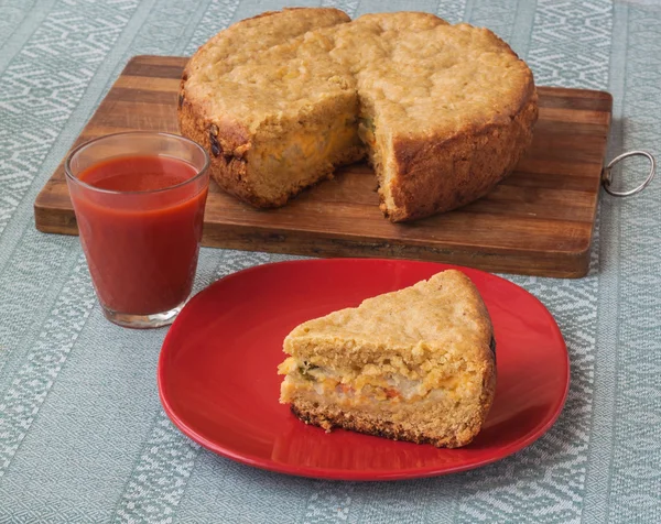 Pastel de verduras — Foto de Stock