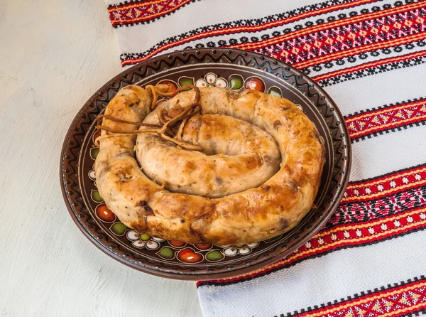 Hausgemachte Würstchen — Stockfoto