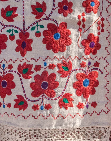 Vyšívané ručníky z Ukrajiny — Stock fotografie