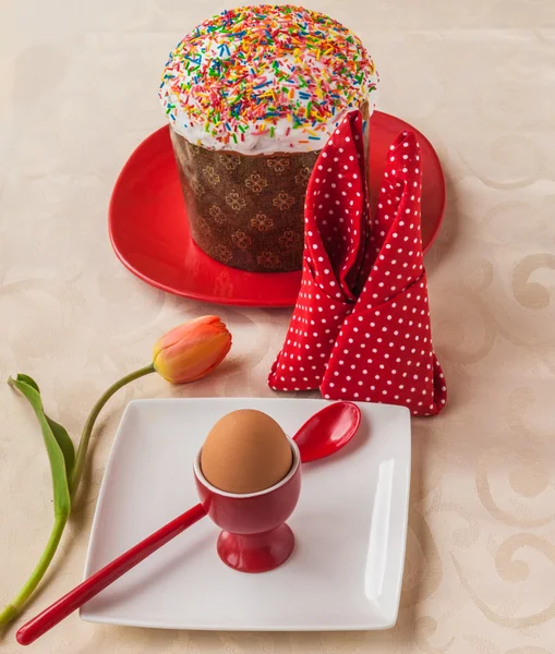 Easter table setting — Stock Photo, Image