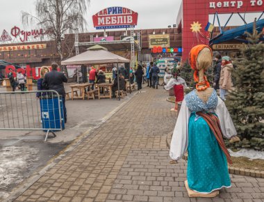 Kiev korkuluk Shrovetide 2015