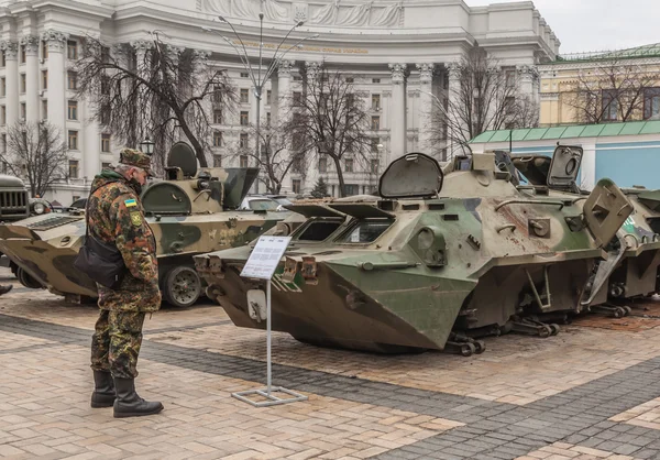 Θωρακισμένα μεταφορέα BTR-80 — Φωτογραφία Αρχείου