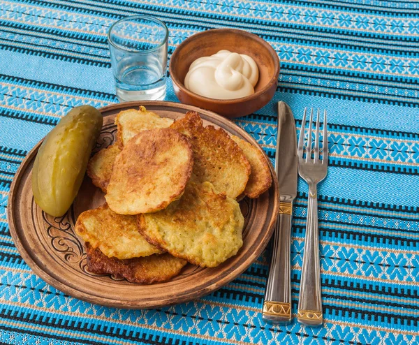 Homemade potato pancakes — Stock Photo, Image