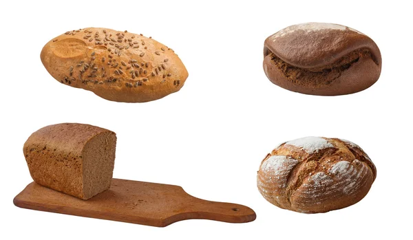 Set of loaves of rye bread — Stock Photo, Image