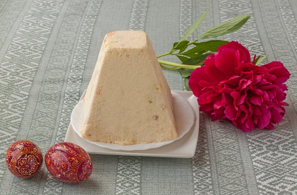 Coalhada tradicional Bolo de Páscoa — Fotografia de Stock