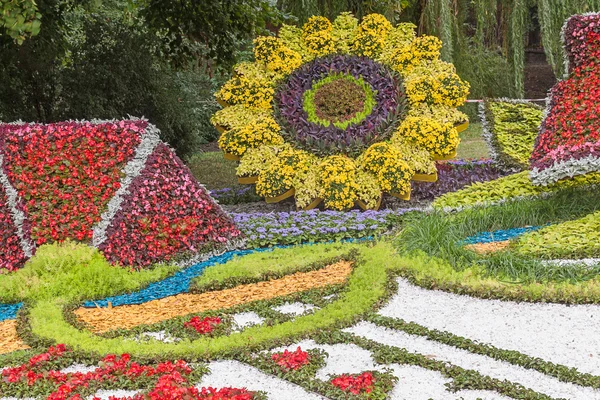 Flower Show Landscape Park in Kiev — Stock Photo, Image