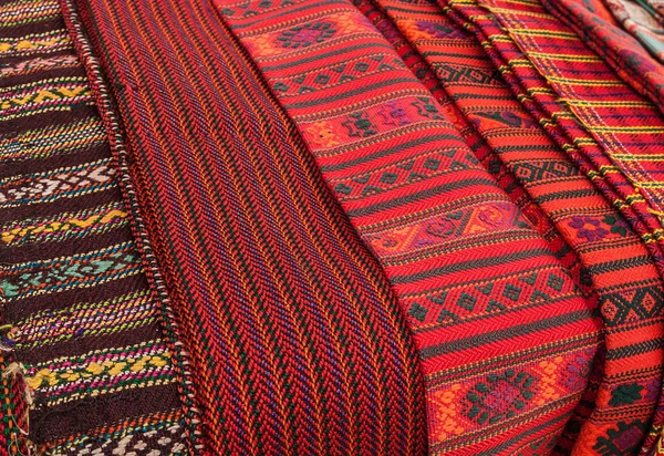Ukrainian folk clothing belts — Stock Photo, Image