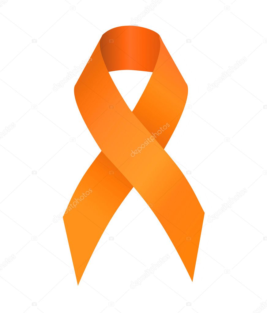 Orange ribbon  awareness