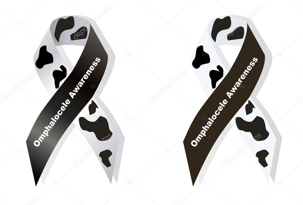 Cow print ribbon