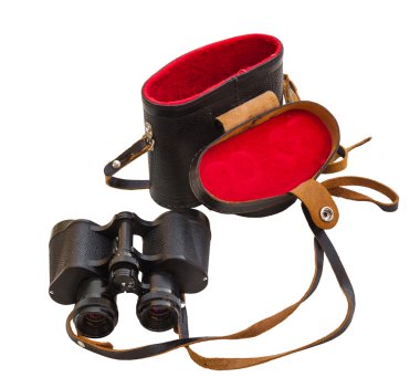 Dürbün ve siyah ve kırmızı