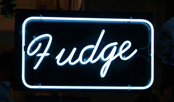 Fudge Sign — Stock Photo, Image
