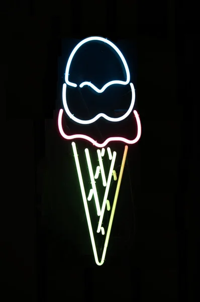 Ice Cram Cone Sign — Stock Photo, Image