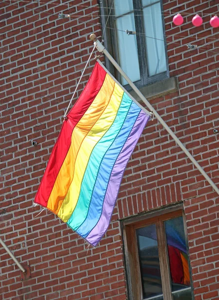 Bandera del orgullo gay Imagen De Stock