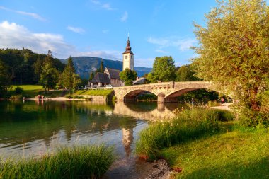 Church of st john baptist, bohinj Gölü