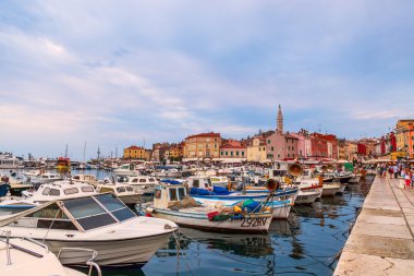 Harika romantik eski şehir, Rovinj