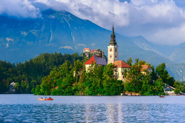 Bled lake summer
