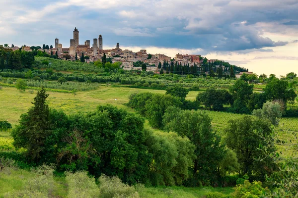 サンジミニャーノ中世の村,イタリア,ヨーロッパ — ストック写真