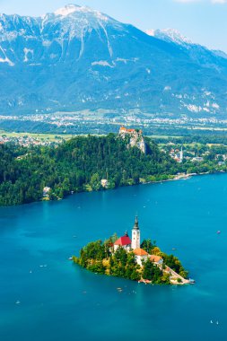 panoramik lake bled, Slovenya