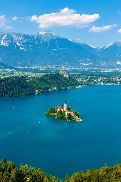 panoramik lake bled, Slovenya