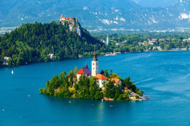 panoramik lake bled, Slovenya