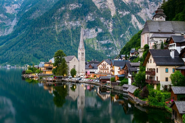 Hallstatt lake, Áustria — Fotografia de Stock