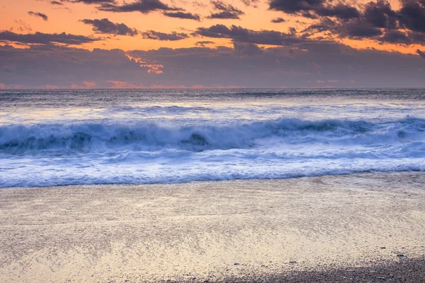 Plage au coucher du soleil à Gabo de Gata — Photo