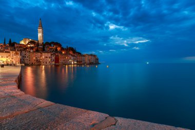 Rovinj kent Hırvatistan Adriyatik Denizi kıyısında