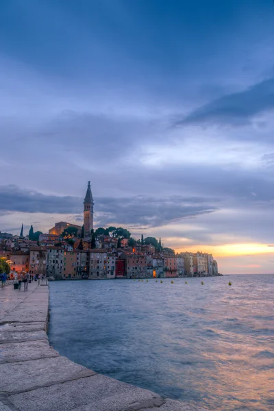 Rovinj old town in Adriatic  sea coast of Croatia — Stock Photo, Image