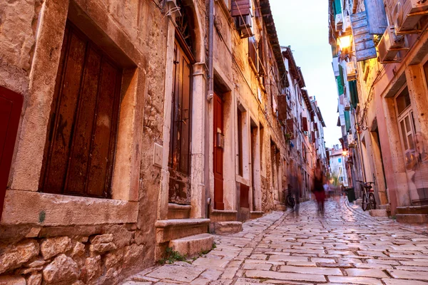 Die mittelalterliche Altstadt von Rovinj, Kroatien — Stockfoto