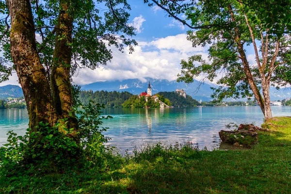 İle Lake bled — Stok fotoğraf