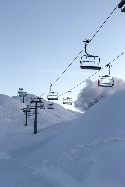 Centro de esqui Vogel nas montanhas Julian Alps — Fotografia de Stock
