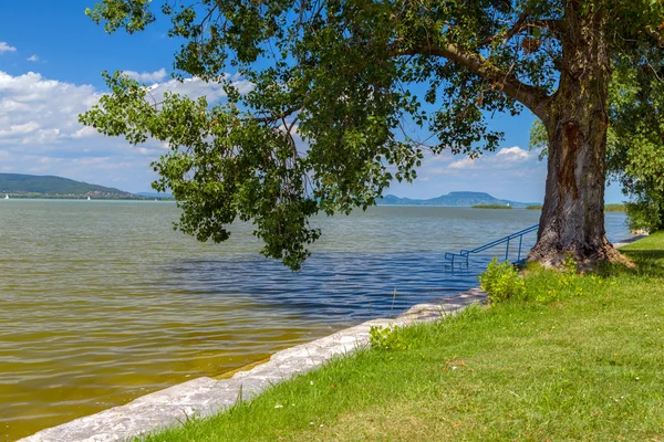 Lago Balaton na Hungria no verão — Fotografia de Stock